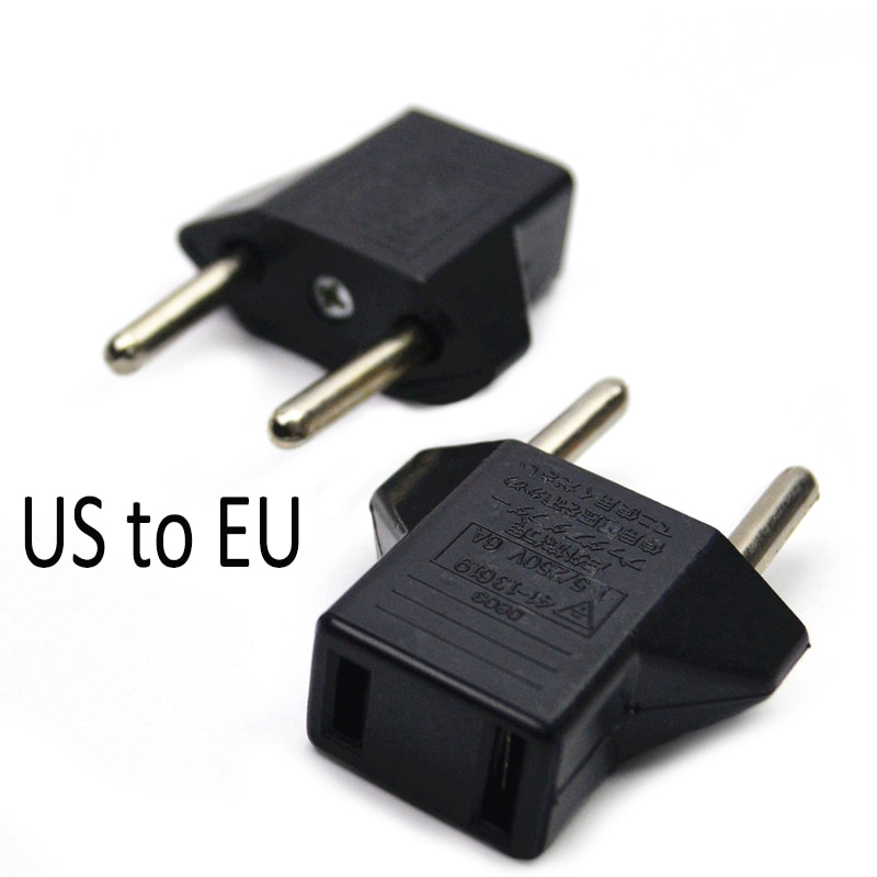 Universal American European Power Plug Adapter USA US To EU Europe Adapter Plug Travel Converter Lamp Holder Converters