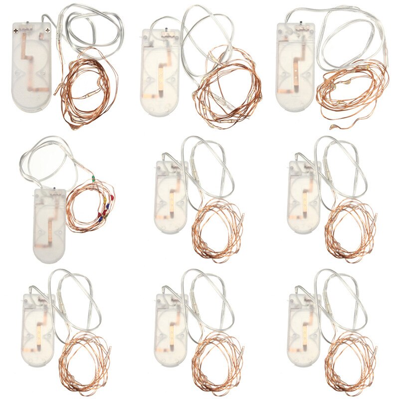 1/2M luces tipo Hada a prueba de agua LED Cadena de luz para Navidad de vacaciones jardín dormitorio boda decoración exterior Interior lámpara