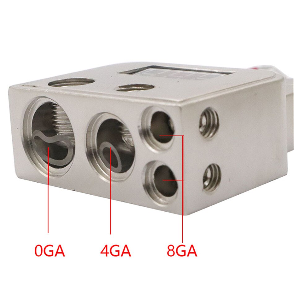 Car Battery Terminal Positive /negative Car Battery Connector Battery Caps Terminal Connector Battery Post Clamp Gold-plated