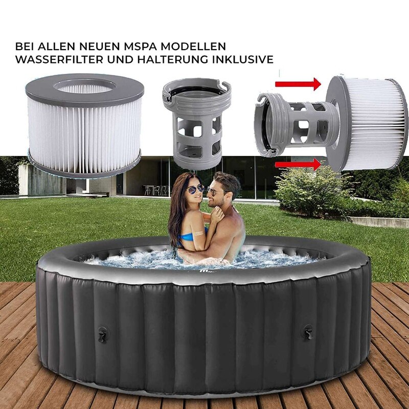 Whirlpool Replacement Filter for MSpa Filter Cartridge Water Filter, Filter for Submarines and Spa