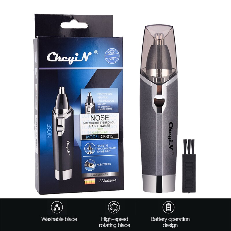 Electric Nose Hair Trimmer Clipper Shaver Ear Trimmer Hair Remover AA Battery Shaving Trimmer Nose Ear Trimer Cutting Machine 45