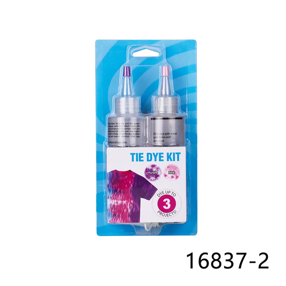 Textile peinture Pigment vêtements Graffiti cravate colorant Kit Permanent adultes enfants avec gants accessoires bricolage Non toxique coton lin: 16837-2