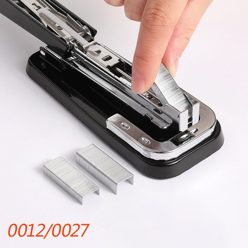 Deli Manual Stapler 360° Rotatable Universal Staple School Business Office Supplies Student Stationery Binding Tool