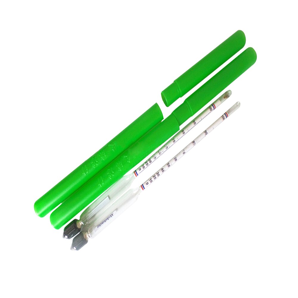 0-100 stopni pojedynczy alkometr o wysokiej precyzji szklany alkometr alkoholowy samozaparzający się miernik stężenia alkoholu