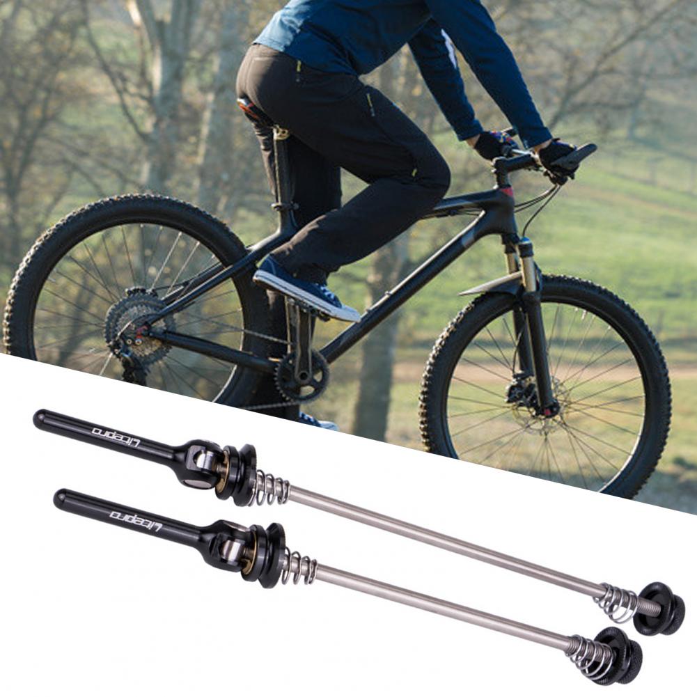 Smooth Bike Hub Axle Skewer Titanium Alloy Quick Release Skewer Durable Universal Cycling Wheel Skewer Parts