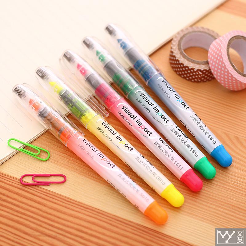 Deli Hoogtepunt Marker Pen Markers Voor School & Kantoorbenodigdheden Fluorescerende Tekening Markers Water Kleur Schilderen Briefpapier