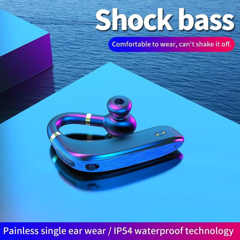 Original Business Bluetooth headset Noise Cancelling Voice Control Wireless Headphone Driver Sport Earphone for iPhone Android