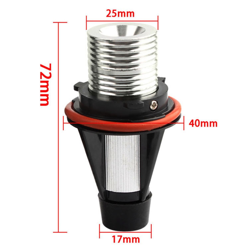 2 stuks Auto Angel Eye LED Koplamp 5W Marker Lampjes Auto LED Koplamp Voor E39 E59 E53 E60 e31 E63 E64 E65 E66 E83 E87