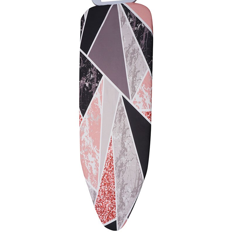 Colorful Marble Cloth Ironing Board Cover Heat Resistant Padded Case Washable Cotton Printed Ironing Cleaner Household Supplies: Purple
