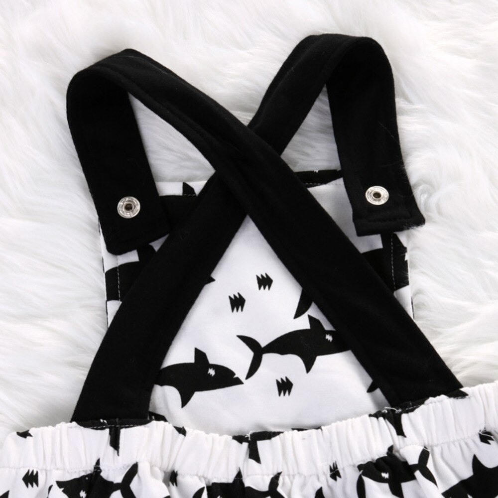 Nowonarodzone dziecko dziewczynka ubrania letnie maluch niemowlę dziewczynki chłopiec rekin jednoczęściowe śpioszki dla niemowląt kombinezon ubrania stroje