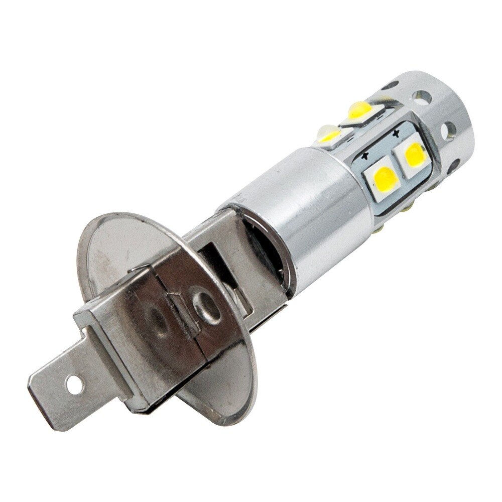2 kpl  h1 50w tehokas led xenon valkoinen sumuvalo päivävalopolttimot 6000k 12v