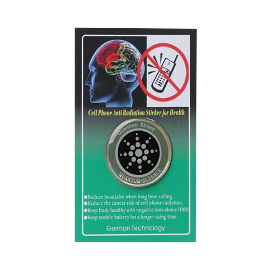 1/6/10 Pcs Radiation Shield Cell Phone Anti-Radiation Sticker Protection for Mobile Phone DOM668: 1 PC Silver A