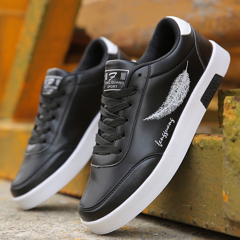 Klassieke Witte Sneakers Jongens Comfort Gevulkaniseerd Schoenen Mannen Casual Outdool Wandelschoenen