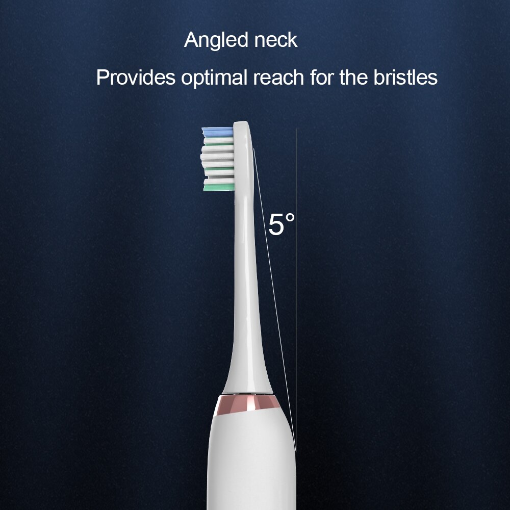 Sarmocare Electric Toothbrush S100 Sonic Toothbrush with 5 Modes Cleaning Advanced Safeguard Waterproof Oral Health Care