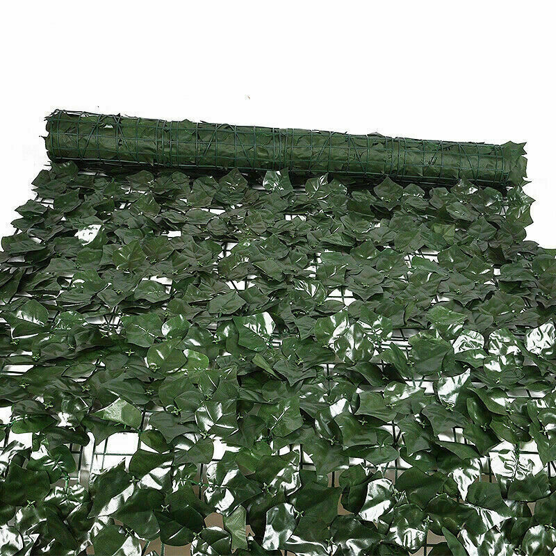 1m/3m sztuczny bluszcz ekran ogrodzenia prywatności sztuczne żywopłoty ogrodzenia i Faux stroik z bluszczu liści na zewnątrz domu ogród symulacji wystrój