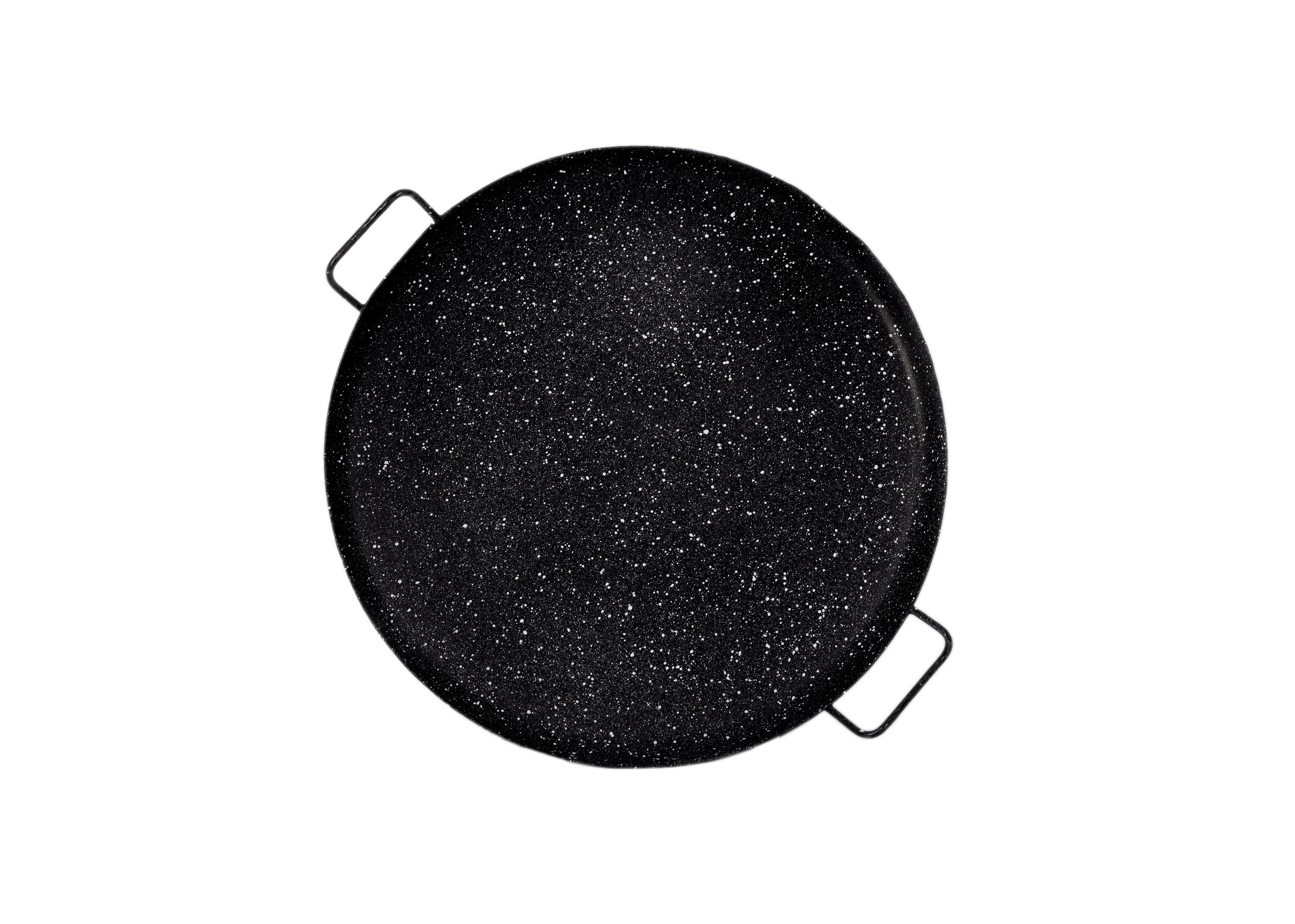 40cm Cast Iron Steak Pan BBQ Roasting Meat Roaster Round Uncoated Cooking Pot Pizza Pancake Griddles Flate Bottom