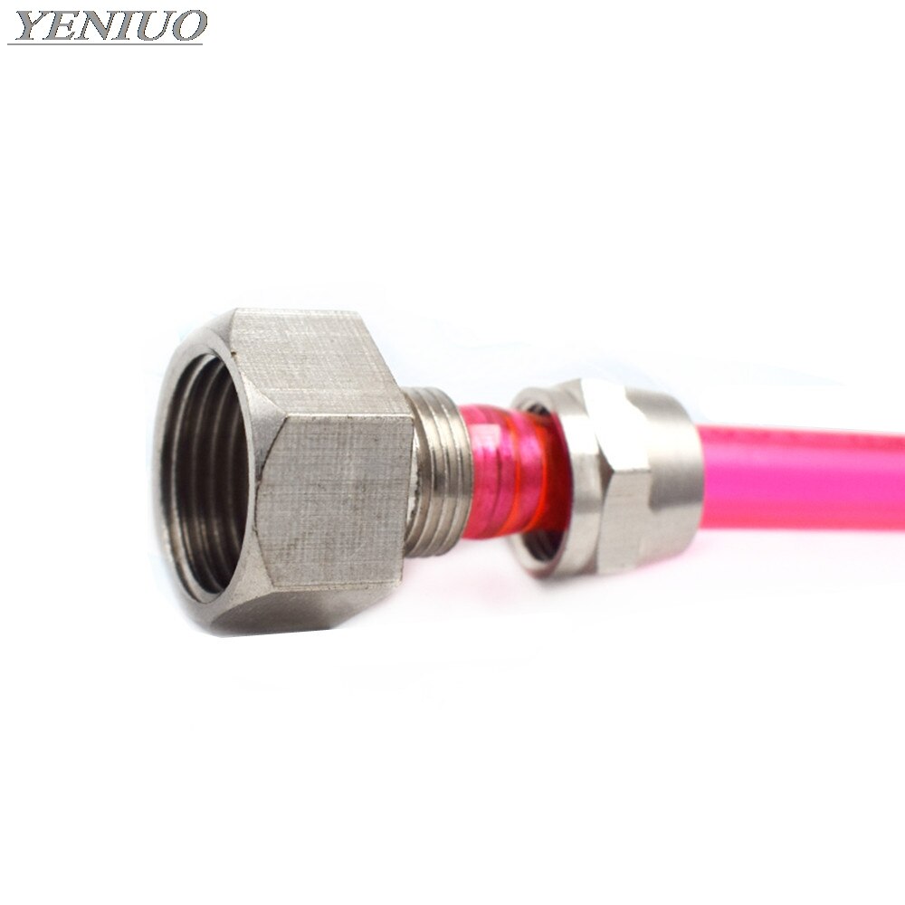 Pneumatische Snelle twist Fittings 4 ~ 12mm OD Tube 1/8 "1/4" 3/8 "1/2" BSP binnendraad Luchtslang Quick Gezamenlijke Koppeling Connector