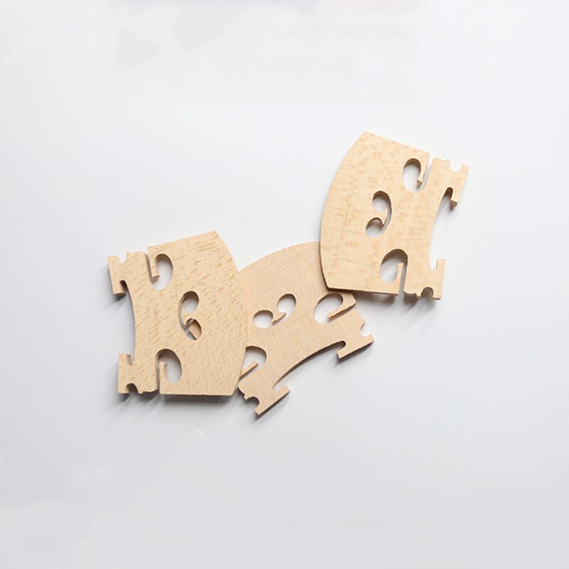 4pcs Violin Bridges Fiddle Maple Wood For 4/4-3/4 Size Instrument Accessories Violin Strings Bridge Part Tools