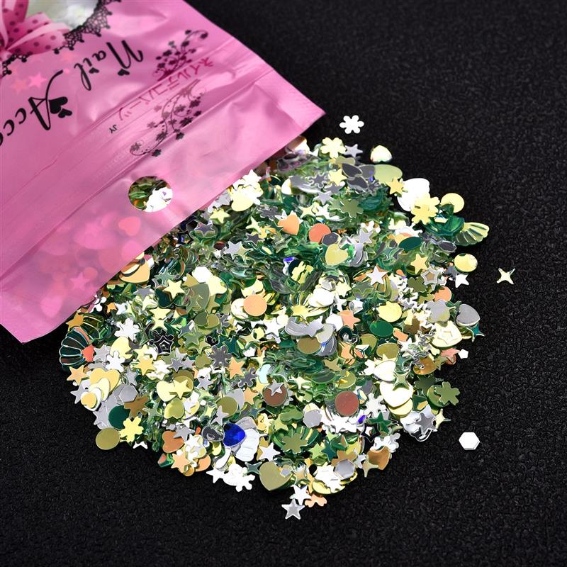 Mix Star Shell Sequin Heart Glitter Filling 10g/Pack For DIY Epoxy UV Resin Jewelry Making Decoration Supplies Resin Crafts: 09
