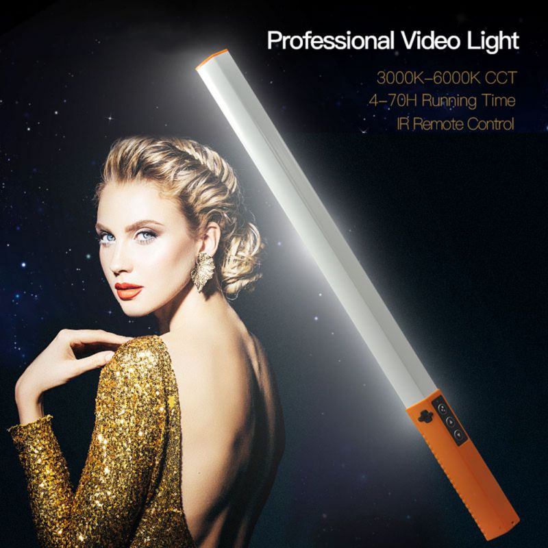 Nieuw Draagbare Handheld Selfie Vullen Zacht Licht Helderheid Instelbaar LED Lamp Video Foto Schieten Licht Stok Met Afstandsbediening