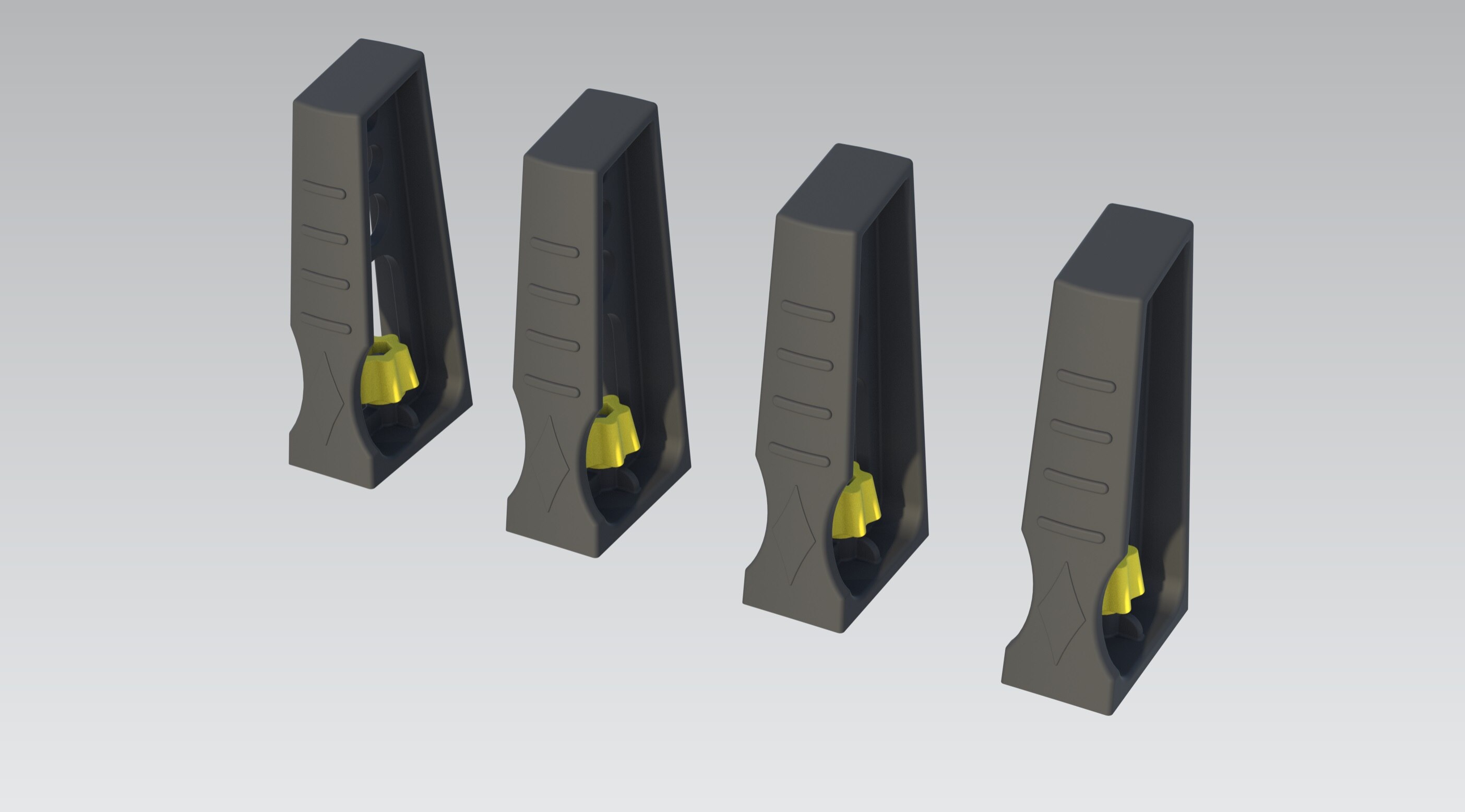 LOAD STOP SET FOR ROOF BARS MULTI PURPOSE LOAD STOP FOR CROSS BARS & T-TRACK 4 PIECES SET