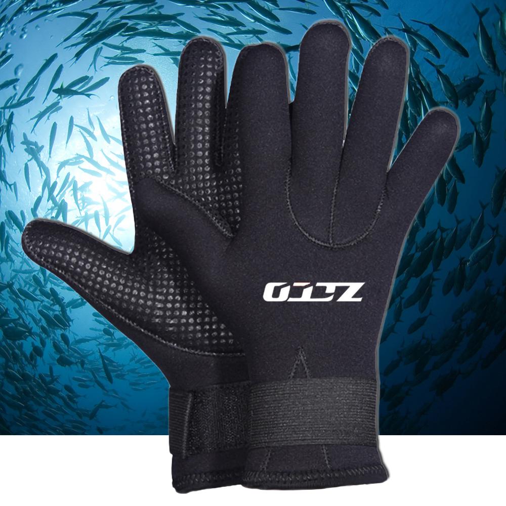 Guantes de neopreno de 5MM para submarinismo, pesca submarina, buceo, surf, canoa