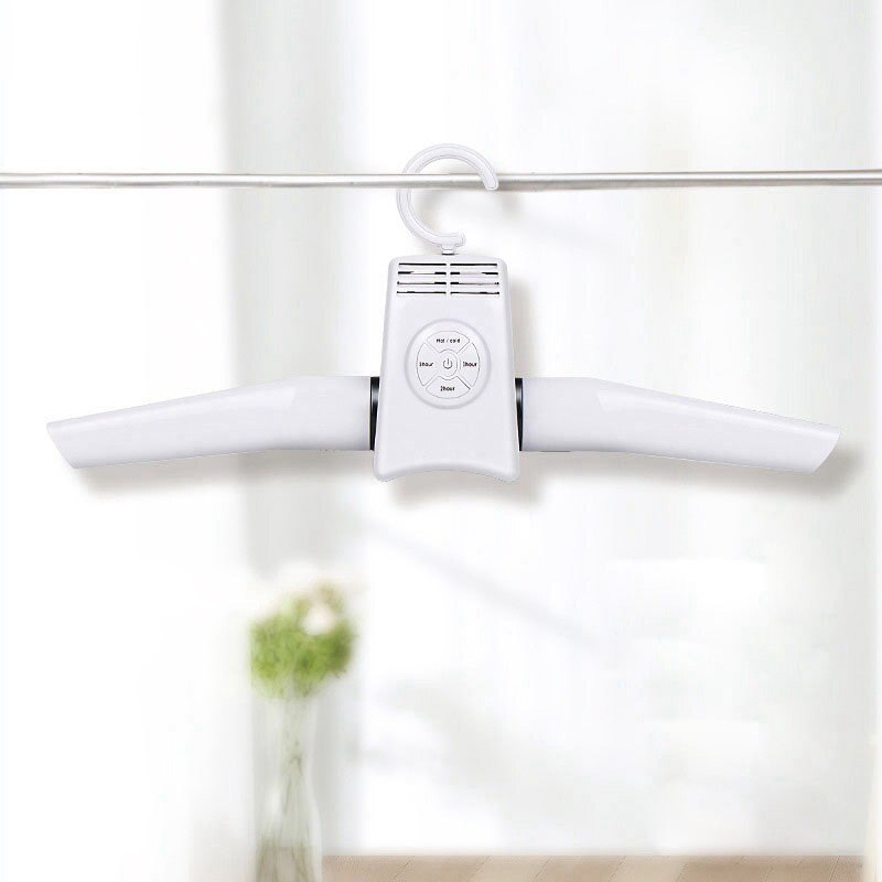 Portable Clothes Hangers Electric Laundry Dryer Smart Shoes Dryer Rack Coat Hanger for Winter Home Travel Rod Rack Hangers(EU Pl