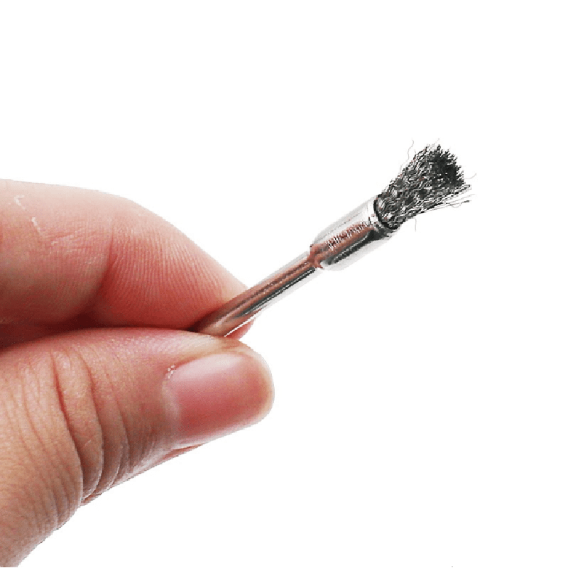 9 pezzi mini spazzola metallica in acciaio trapano utensile rotante spazzola per pulizia ruota discoteca lucidante per rimozione ruggine metallica