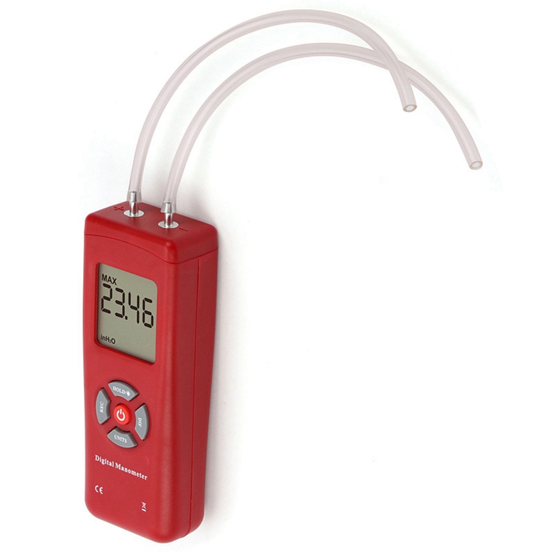 Digitale Draagbare Manometer, Hand-Held Air Vacuüm/Gas Manometer, 11 Eenheden Met Backlight: Default Title