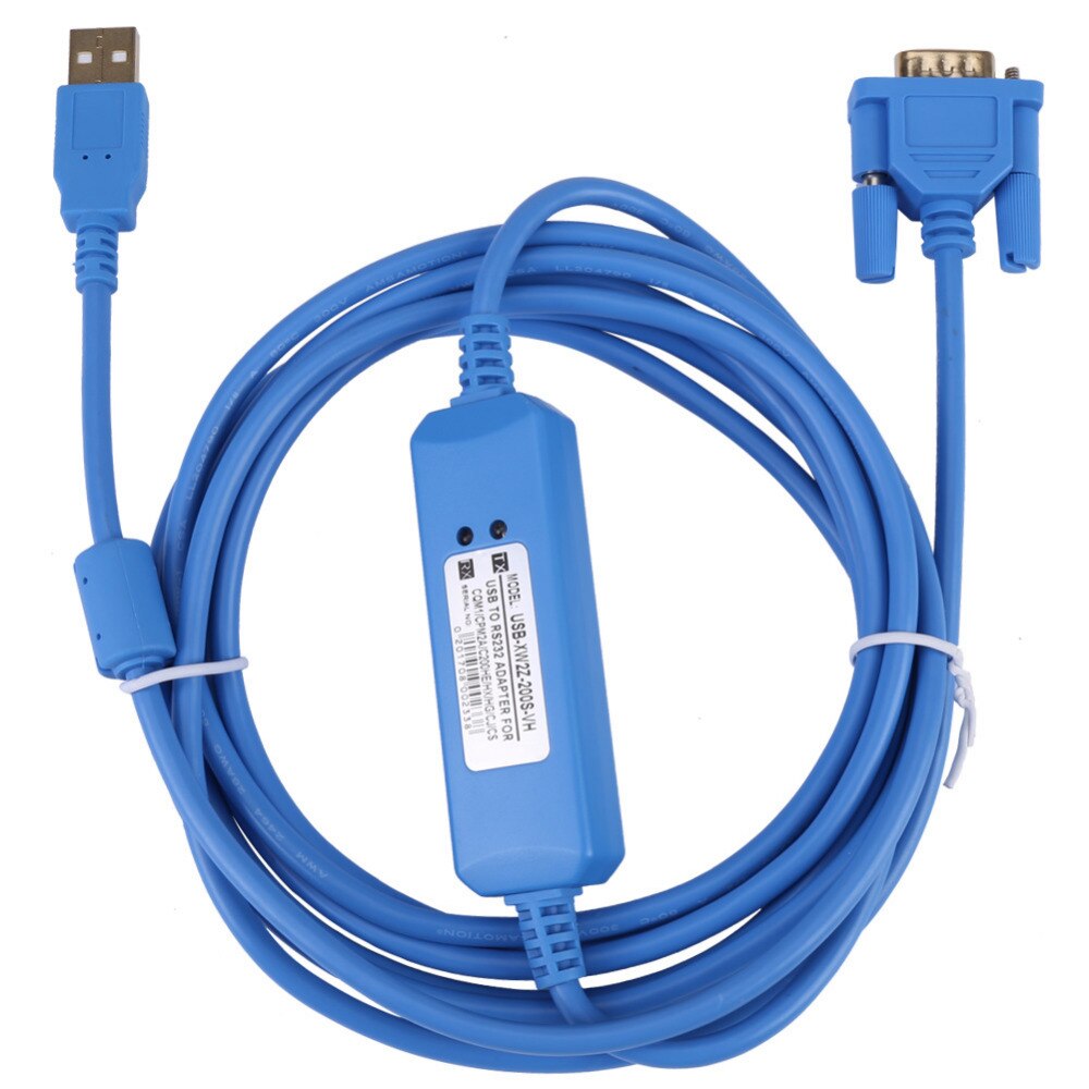 3 Meter Plc-programmering Kabel voor CQM1H/CPM2C Serie PLC Blauw
