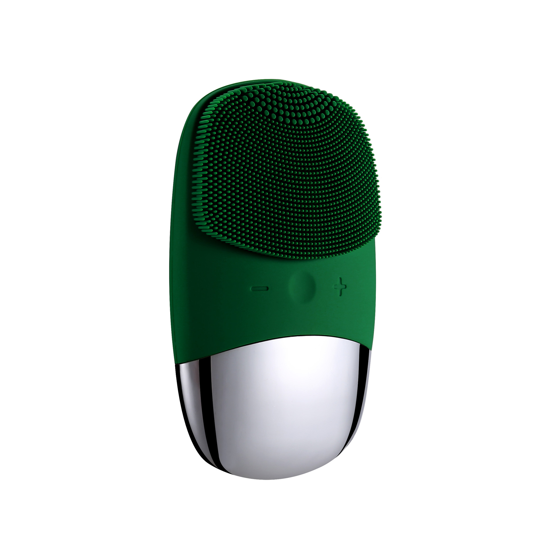 Brosse électrique de nettoyage du visage, sonique, brosse de nettoyage du visage, épurateur de peau, masseur de peau, outils de soins de la peau: vert militaire