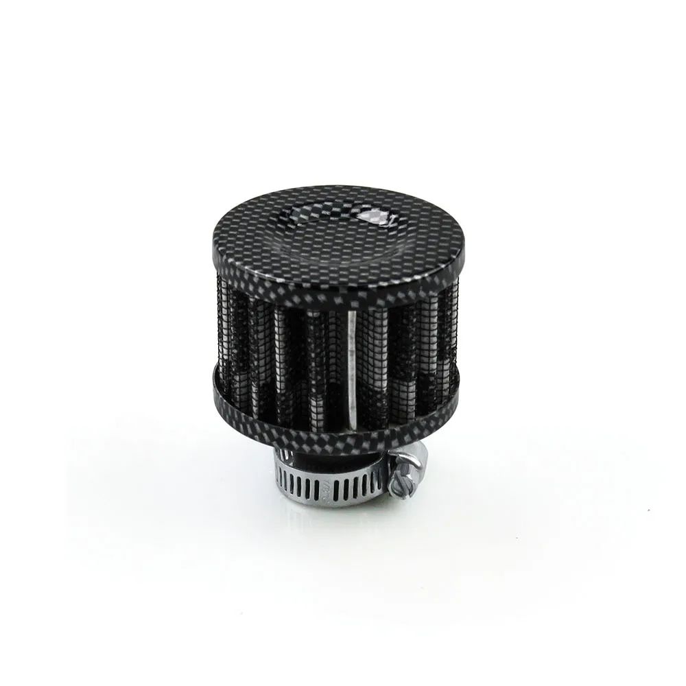 Filtro de aire R-EP para coche, entrada de aire frío para motocicleta, cubierta de ventilación de cárter de alto flujo, Mini filtros de ventilación universales, 12mm, 25mm: Incoloro