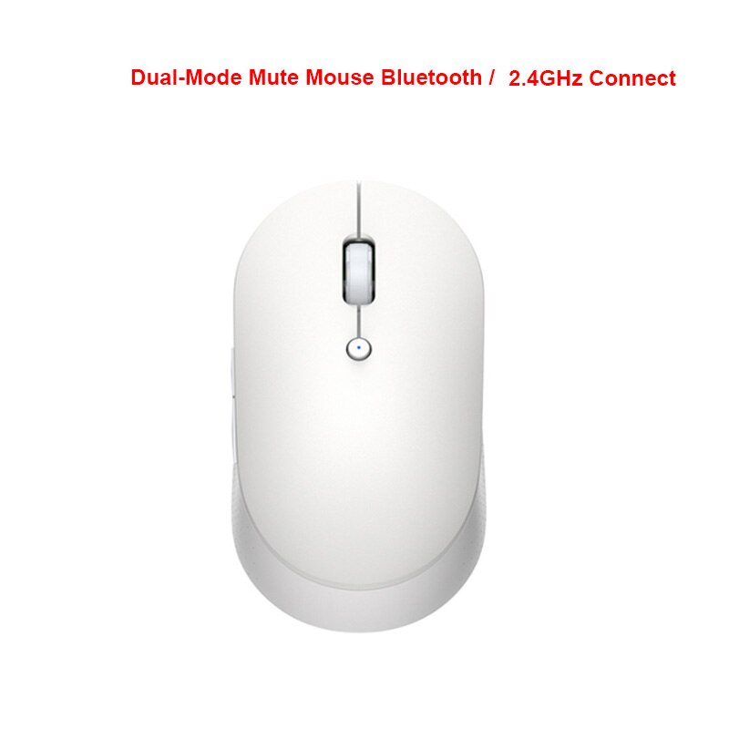 Xiaomi Wireless Mouse 2 Mouse Bluetooth USB Connection 1000DPI 2.4GHz Optical Mute Laptop Notebook Office Gaming Mouse: Mute mouse white