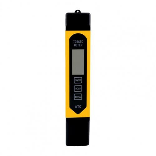 Practical Water Meter High Accuracy Automatic Lock Convenient Digital PH Tester for Drinking Water: Yellow