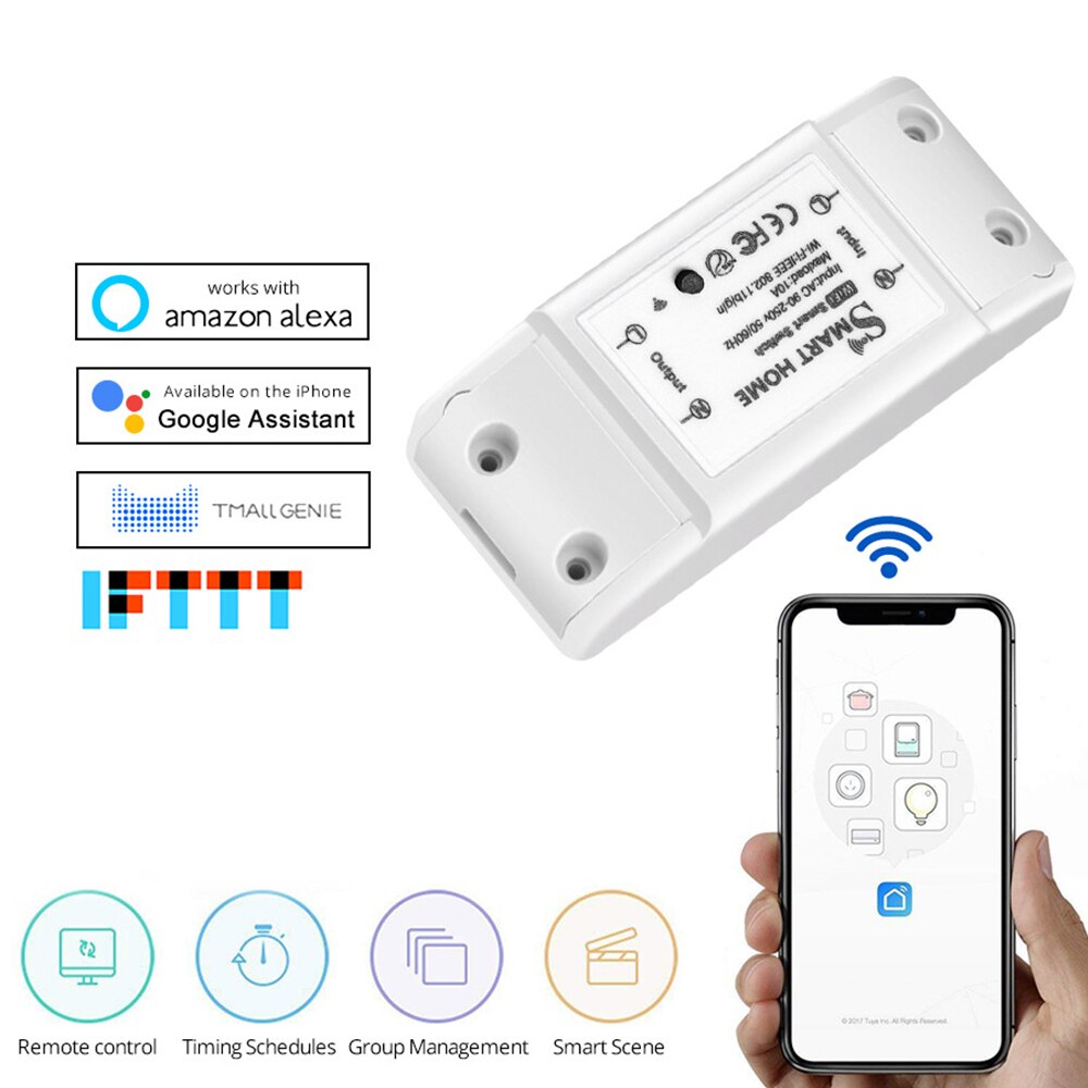 Smart home house wifiremote breaker domotic led lys controller modulhus tuya app
