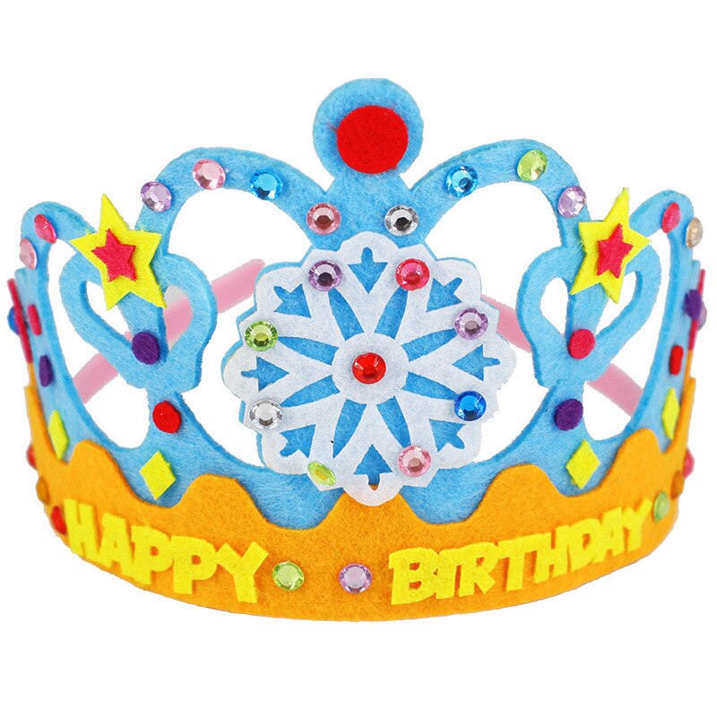 Kreative DIY Handwerk Spielzeug Pailletten Crown Blume Stern Muster Kindergarten Kunst EVA Schaum Papier Spielzeug Für Kinder Party Dekoration: Style 3