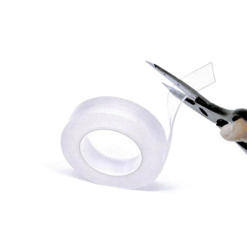 Nano Tapes No Trace Reusable Double Sided Gum Strong Kitchen Transparent Notrace Stickers Anti Skid Waterproof Cleanable Tape