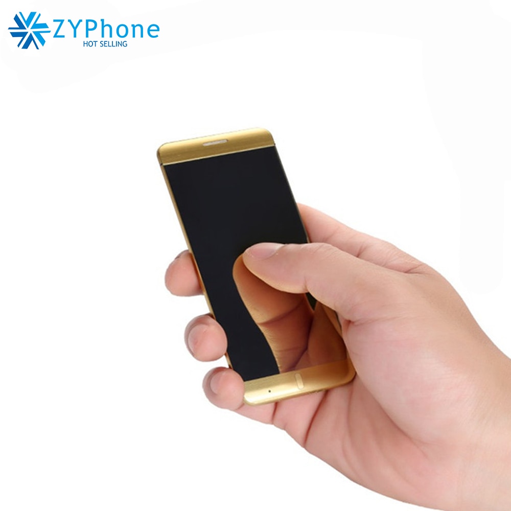 Anica A7 Telefoon Met Super Mini Ultradunne Card Luxe Bluetooth 1.63 "Inch Stofdicht Schokbestendig Telefoon