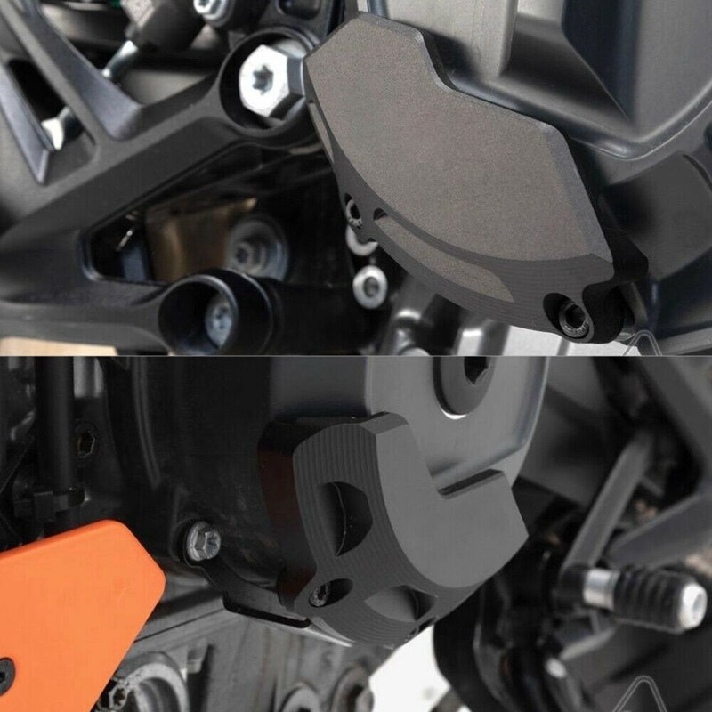 Motorcycle Left and Right Side Engine Protection Cover Engine Skid Block Applicable for KTM 790 Duke -