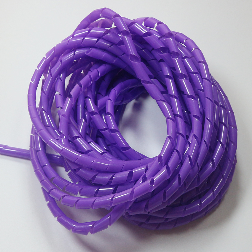 Wire Cable Tidy Organizer Management Spiral Wrapping bands Protector Diameter 3 4 5 6 8 10 12 14 15 16 18 20mm
