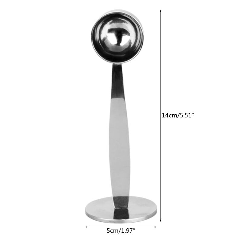 Espresso Stand Coffee Measure Tamper Spoon Stainless Steel Coffee & Tea Tools Tampers Coffeeware