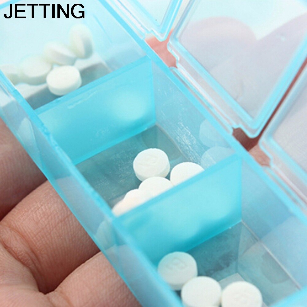 Week 21 Compartment Pill Box Container For Medicine 7 Day Pill Medicine Tablet Pill Case Box Splitters Dispenser Organizer Case