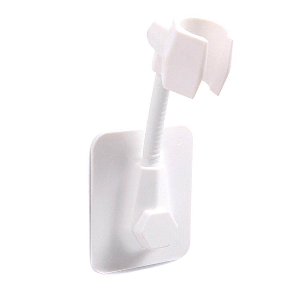 Universal Adjustable Shower Bracket Stand Holder Rotatable for Bathroom Home SEC88: White  1PC