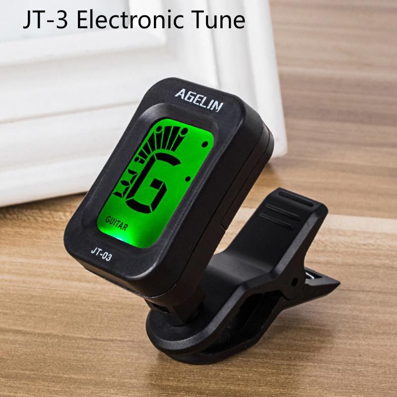 1PC Guitar Electronic Tuner Chromatic LCD Clip on Tuner Electric Acoustic Guitar Bass Violin Banjo Ukulele Guitar Accessories: 03