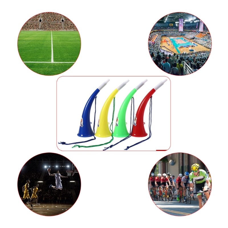 Voetbal Game Fans Cheerleading Tanken Rekwisieten Ox Hoorn Vuvuzela Kid Trompet Speelgoed 652D