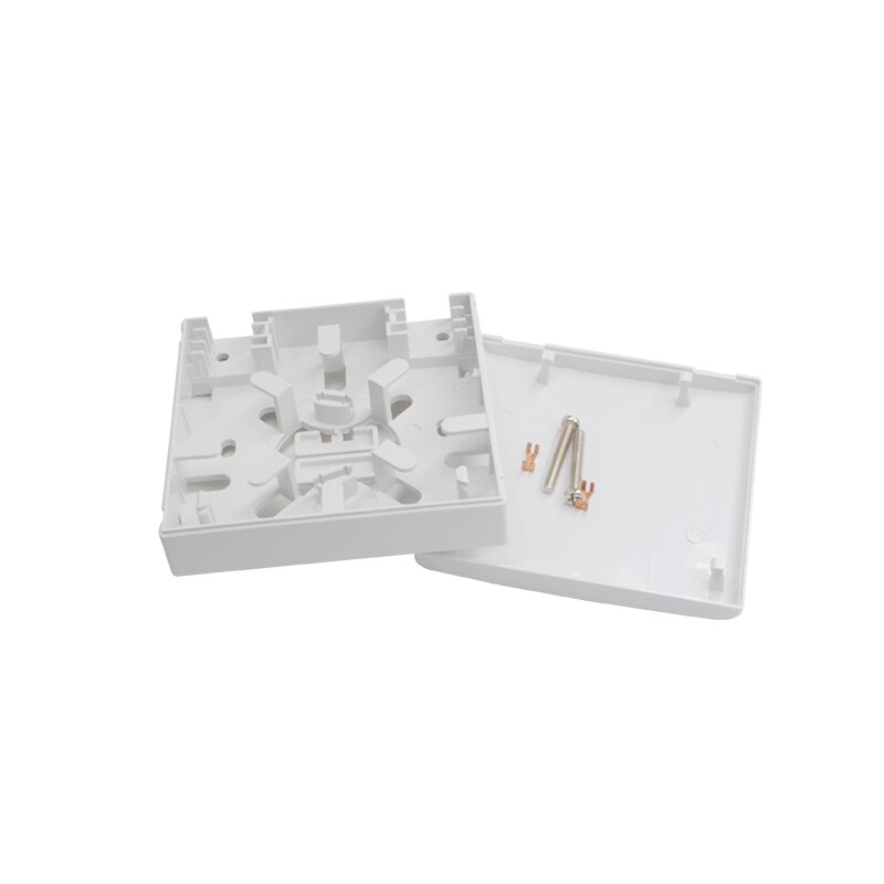FTTH 2Core Fiber Optic Termination Box Ftth Box/ 2 ports SC FC LC Fiber Optic Socket Panel ,Optical fiber panel box