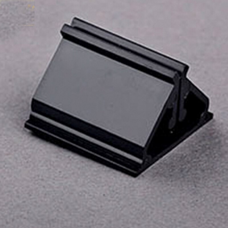 50pcs 10 Colors Plastic Card Base Stand for Paper Card Board Games Children Cards Stand Game Accessories: Black