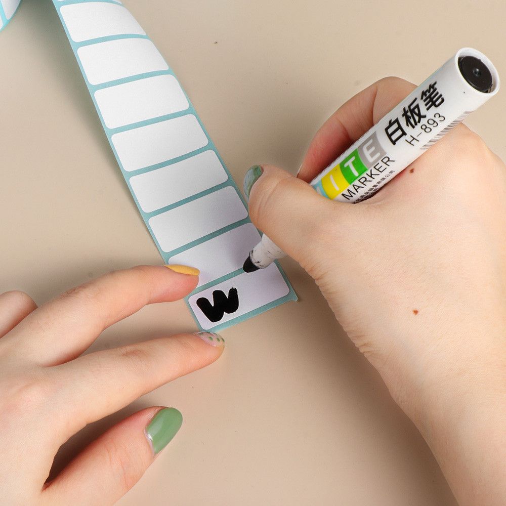 1000pcs/Roll Adhesive Thermal Label Sticker Paper Supermarket Price Blank Label Direct Print Waterproof