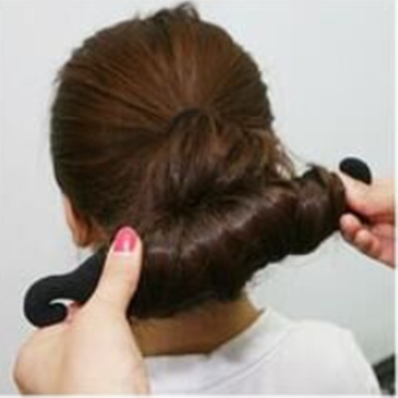 Esponja de espuma mágica para mujer, disco capilar, dispositivo para el cabello, moño desordenado rápido, pinzas para el pelo, herramientas para el cabello, 1 ud.