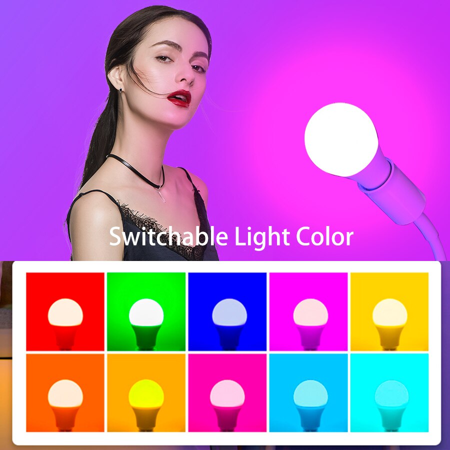 Cozylife – ampoule connectée Wifi E27, lampe Led 15W RGB blanche, 220/110V, contrôle vocal, éclairage pour la maison, Alexa et Google Assistant